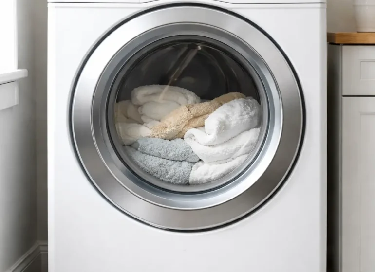 Dryer Repair Pro Appliance Repair dryer repair services for a white front-load dryer in a San Antonio home.